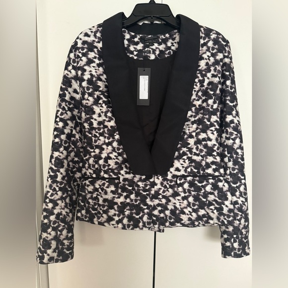 NWT | Rachel Zoe Black & White Tuxedo Suit Set Size 2 - Picture 5 of 16